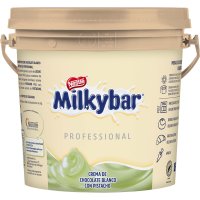 Crema Untable Nestlé Milkybar Chocolate Blanco Con Pistacho Cubo 3 Kg - 15490