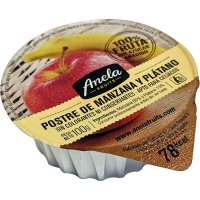 Postre De Fruta Anela Manzana Y Plátano Tarrina 100 Gr 60 U - 19770