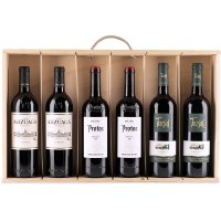 Caja De Madera Navidad N5 Ribera Duero 6bot Ref.1620 6 Bot - 20333