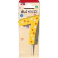 Velas Cumpleaños Dr. Oetker Número 7 - 40031