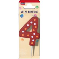 Velas Cumpleaños Dr. Oetker Número 4 - 40034