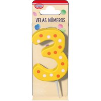 Velas Cumpleaños Dr. Oetker Número 3 - 40035