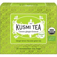 Té Kusmi Tea Bio Verde Al Jengibre Y Limón Filtro 40 Gr 20 U - 47404