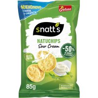 Patatas Chips Snatt's Natuchips Sour Cream Bolsa 85 Gr - 49063