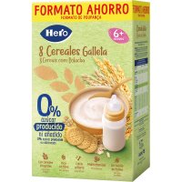 Papilla Hero Baby 8 Cereales Galleta 340 Gr - 49108