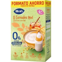 Papilla Hero Baby 8 Cereales Miel 340 Gr - 49110