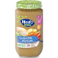 Puré Infantil Hero Baby Verduras Con Merluza Tarro 235 Gr - 49112