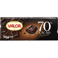 Chocolate Valor Negro 70% Cacao 300 Gr - 49176