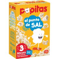 Crispetes Popitas Microones 100 Gr Pack 3 - 49259