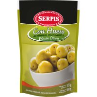 Aceitunas Serpis Manzanilla Con Hueso Verdes 100 Gr Doy Pack - 49265