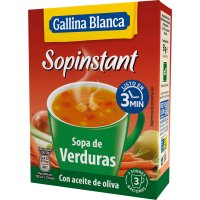 Sopa Gallina Blanca Sopinstant Verduras 3 Sobres - 49341