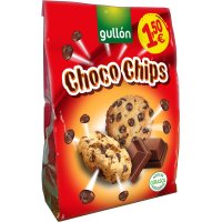 Galletas Gullón Choco Chips Chocolate Negro Bolsa 175 Gr Pvp 1.50 - 49701