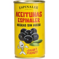 Aceitunas Espinaler Negras S/h 180/220 350 Gr - 49716