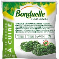 Espinacas Bonduelle Milhojas Congeladas Porciones 2.5 Kg - 49752