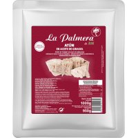 Atún Listado La Palmera En Aceite De Girasol Trozos 30/70 Bolsa 1 Kg - 5732