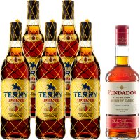 Brandy Terry Centenario 36º 1 Lt 5 Bot + 1 Bot Fundador S/c - 80936