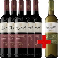 Vino Beronia Tinto Crianza 75 Cl 5 Bot + 1 Bot Beronia Rueda - 82730