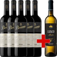 Vino Beronia Edicion Limitada Tinto Crianza 75 Cl 5 Bot + 1 Bot Lusco - 82731