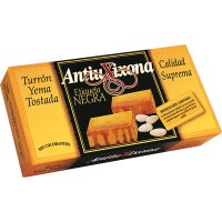 Turrón Antiu Xixona Etiqueta Negra Yema Tostada 200 Gr - 8508