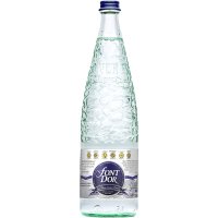 Agua mineral Font Vella 1L 12 botellas cristal retornable-Zaragoza