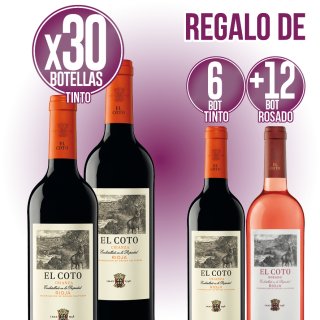 10 PACKS COTO CRIANZA 3B+1B COTO ROSADO + REGALO 2 PACKS COTO CRIANZA 3B+1B COTO ROSADO