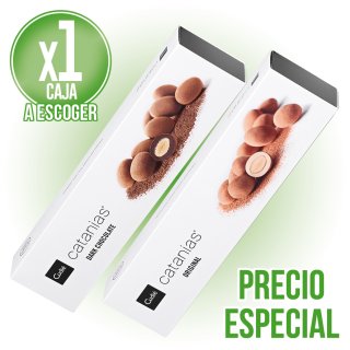 POR 1 CAJA DE CATANIAS DE 180GR, PRECIO ESPECIAL.