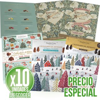 10 UNIDADES CALENDARIO ADVIENTO A PRECIO NETO