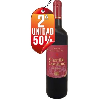 POR 1 CAJA DE CASTILLO LONTANO, SEGUNDA CAJA AL 50%