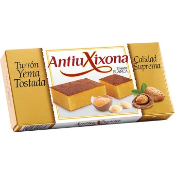 Torró Antiu Xixona Etiqueta Blanca Suprem Yema Torrada 200 Gr