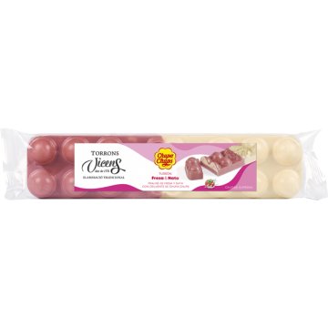 Torró Vicens Especial Allargat Chupa Chups Maduixa I Nata 300 Gr