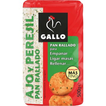 Pan Rallado Gallo Ajo Y Perejil 500 Gr