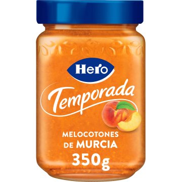 Mermelada Hero Temporada Melocotón Tarro 350 Gr