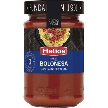 Salsa Helios Boloñesa Tarro 380 Gr