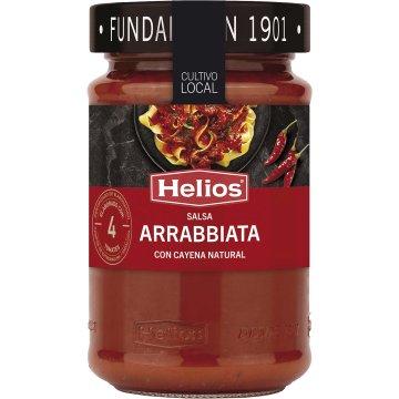 Salsa Helios Arrabbiata Tarro 380 Gr