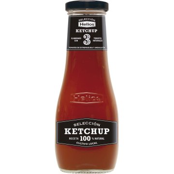 Ketchup Helios Selección 100% Natural Tarro 330 Gr