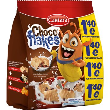 Galetes Cuétara Choco Flakes 120 Gr Pvp 1.40 