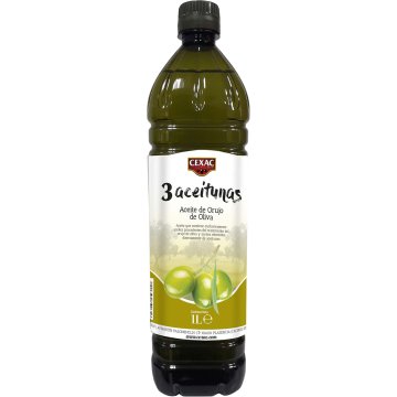 Aceite De Oliva 3 Aceitunas Orujo Pet 1 Lt