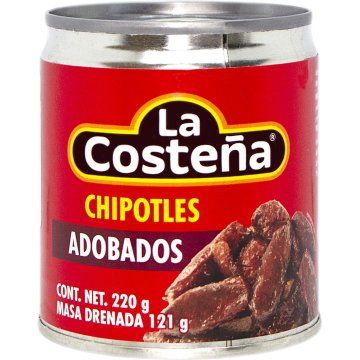 Chile La Costeña Chipotle Adobado Lata 220 Gr