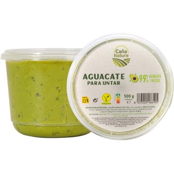 Guacamole Caña Nature Para Untar Tarrina 500 Gr