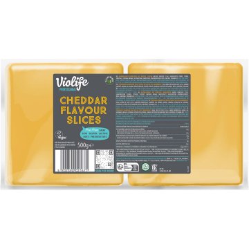 Queso Violife Vegano Cheddar Lonchas 500 Gr