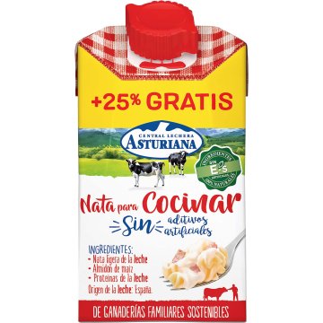 Nata Asturiana Cocina 200 Ml +25% Gratis