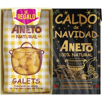 Caldo Aneto Navidad Pack 1brik+galets 200g Gratis