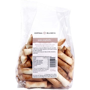 Pan Soplado Espiga Blanca Bolsa 120 Gr