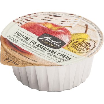 Postre De Fruta Anela Manzana/pera Tarrina 100 Gr 60 U