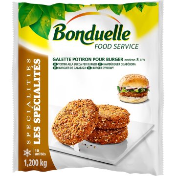 Hamburguesa Bonduelle Vegetariana Carbassa Congelada 1.2 Kg