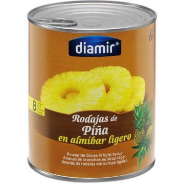 Piña Diamir Almíbar 000 Lata 1 Kg