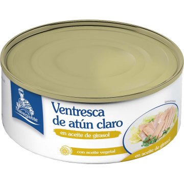 Ventresca De Atún Claro Navegante En Aceite De Girasol Filetes Lata Ro 750 Gr