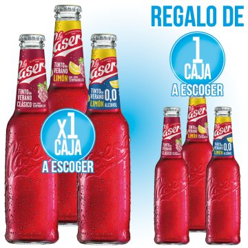 PER 1 CAIXA DE CASERA TINTO VERANO, REGAL D'UNA ALTRA CAIXA.