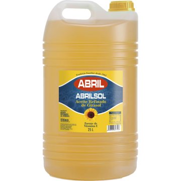 Aceite De Girasol Abrilsol 0% 0% 000 Garrafa 25 Lt Sr