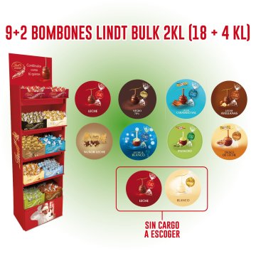 9+2 BOMBONES LINDT BULK 2KL.